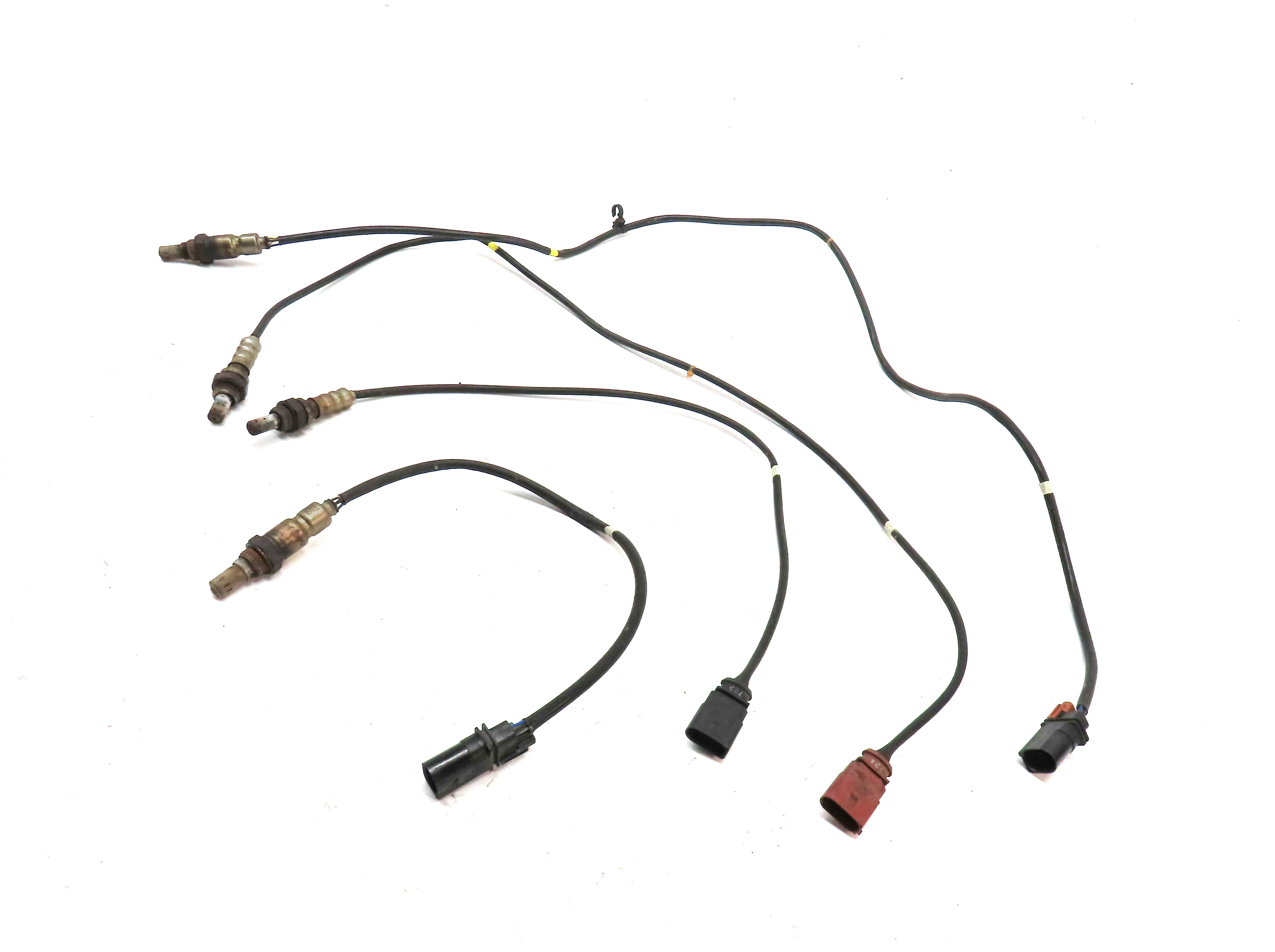 2014 AUDI Q7 (4L) 3.0L SUPER (CTWA) ENGINE PRE POST CAT O2 OXYGEN SENSOR SET 4 — exact item pictured